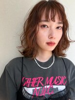 ノラギンザユー(NORA GINZA/U)&nbsp;ミディアムレイヤーパーマウルフパーマボブウルフレイヤーパーマ