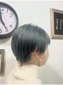 ショート×モスグリーン/lamp 清水