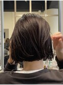 大人ボブ 髪質改善 ストレート 縮毛矯正