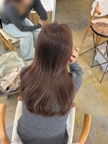 ディジョン(Dijon)&nbsp;韓国顔まわりレイヤーカットグレージュオリーブベージュブラウン