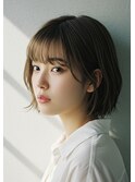 20代30代40代絶壁解消ひし形小顔前下がりショートボブ【越谷】