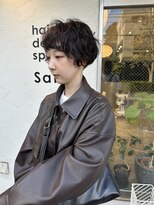 サビィ(Sabby)&nbsp;ニュアンスパーマ/刈り上げショート/パーマ/氏川洸希