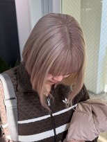 グロウ 渋谷西口(grow) ホワイトミルクティー/くすみベージュ