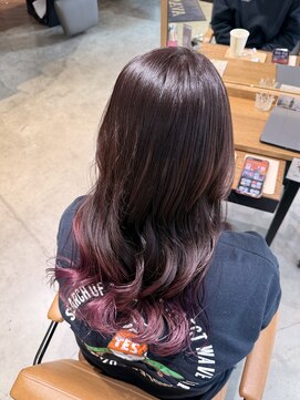アヴァンスアンス 広島袋町店(AVANCE.ens) 【brown × pink lavender】