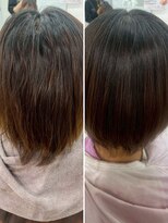 エレラビューティー(ELERA beauty)&nbsp;【ビフォーアフター】髪質改善/ショートボブ/ダークブラウン