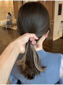 赤み大っ嫌い♪ほうじ茶グレージュラテカラー