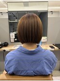 【式後バッサリカット×タイトボブ】