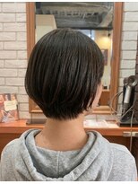 ヘアメイク フレンシア(hair make flencia)&nbsp;丸みが美しい大人ナチュラルショートボブ【438スタイル】