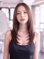 ハバナ 渋谷(HAVANA) セミロングレイヤー*顔周りレイヤー*前髪なし【ハバナ渋谷】