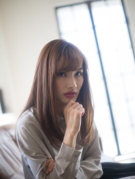 レックス 小倉(Rex) フリンジバング×ナチュラルストレート