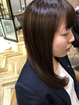 ロンド ブランシュ 錦糸町北口(Lond blanche) 大人可愛いローレイヤーピンクブラウン☆担当 副店長 川上功介