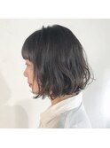 【AnFye.dueldo 】ショートボブ × ブルーネイビー