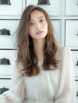 シー バイ ロンド 新宿(Sea by Lond)&nbsp;【藤原三知代】シナモンベージュで作るふんわりロングヘア