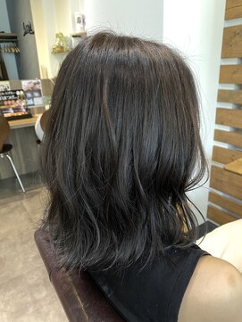 ルー(loup) ハイライトカラー/シルバーグレージュ/トリートメント