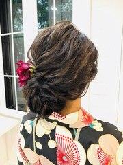 浴衣ヘアセット