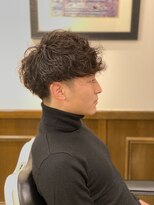 ヒロギンザバーバーショップ 神楽坂店(HIRO GINZA BARBER SHOP)&nbsp;【2020年秋冬】マッシュ無造作スパイラルパーマ