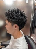 7:3バックパーマスタイル