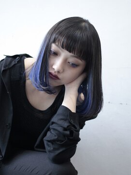 ココ 本八幡(KOKO) 黒髪クラゲヘアーオリーブグレー小顔ココアベージュ丸型卵型ボブ