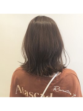 ロンド レグリーズ 立川(Lond leglise) ミディアムボブ/長めボブ/ピンクベージュ【深味信也】