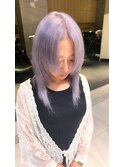 【lee京橋】パープル×ウルフカット