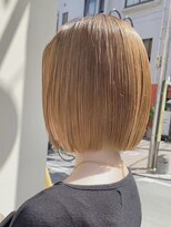 ビューバイネオリーブ 用賀店(Beau'r by neolive) グレージュカラーボブウルフ黒髪ココアベージュ