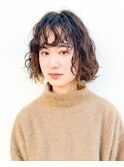 ボブパーマ　ウェーブパーマ