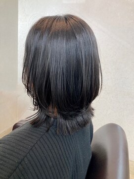 エルベ 千波店(elve) 切りっぱなしボブウルフ