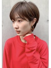 ナイン(nine) 【吉祥寺/荻野元気】耳掛けショートレイヤー　春　40代50代60代