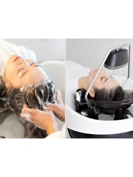 話題の《頭浸浴》導入Salon◇首元からしっかり温め、頭皮のコリやお悩みを改善します。リラックス効果も♪