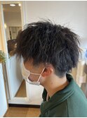 波巻きツイストスパイラルパーマ