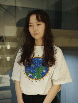 ネロ ヘアサロン 渋谷(NERO HAIR SALON) 【田中結】レイヤー　ロング　ウェーブパーマ　ふわふわ