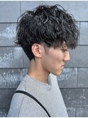 メンズマッシュパーマ波巻スパイラルパーマニュアンスパーマ