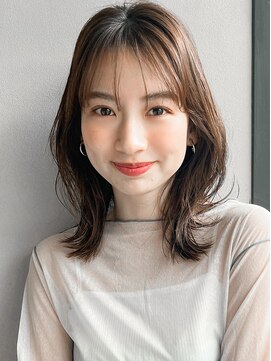 リヤン 表参道(lyann) 黒髪デジタルパーマイメチェンエアリーカール似合わせカット