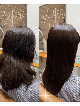 ルスリー 甲府店(Lsurii) 髪質改善ストレート