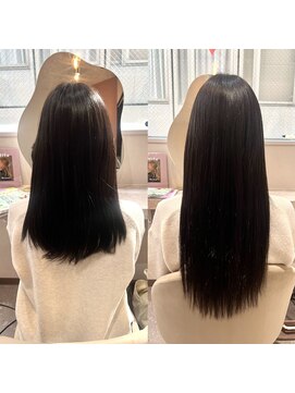 ミラ(Mila) 最高級人毛100%シールエクステ♪80本