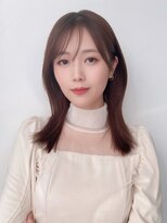 ユーフォリア 銀座(Euphoria)&nbsp;シースルーバング　くびれヘア　韓国ヘア　ナチュラルブラウン12