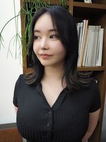 パドル(Paddle)&nbsp;韓国ヘア/くびれヘア/ハッシュカット/レイヤーカット/暗髪カラー