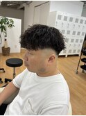 ショートマッシュ/メンズパーマ/スペインカール