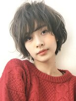 ノイカーム(noi Calm)&nbsp;顔周りレイヤーカットくびれヘアミルクティーベージュカラー