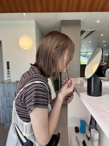 ローレンアオ(LOREN AO)&nbsp;前髪/アンブレラカラー/こなれミディ/イメチェン/ウェーブパーマ