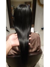 プールブー(Pour Vous) 髪質改善ストレート　before after