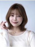 20代30代大人かわいい小顔くびれレイヤーカット前髪ボブウルフ