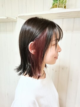 ユノン バイ アグ(u-know by Agu) 春っぽインナーカラー