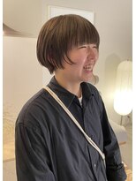 カシ 中目黒(CASI)&nbsp;ショートボブ/オリーブカラー/ショートヘア