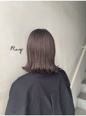 RayKyoto 大人女子明るい白髪ぼかし細かいハイライト30代40代