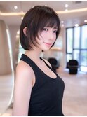 ミディアムレイヤーカット顔周りレイヤー髪質改善 20代30代40代
