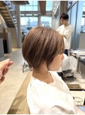 小顔効果◎大人ショート