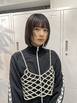 メゾンアクア 表参道(Maison ACQUA) ◎ミニボブ縮毛矯正髪質改善ストレート顔まわりレイヤーカット