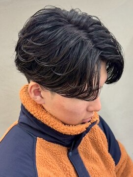 ダズルヘアラッシュ(DAZZLE hair RUSH) 名古屋毛流れセンターパートニュアンスパーマフェザーパーマ◆