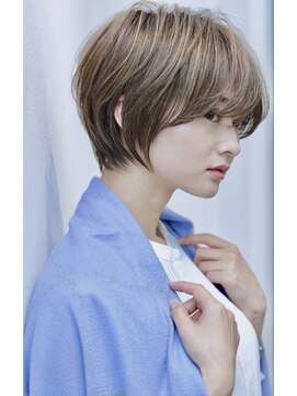 プランツヘアー 高宮店(Plants hair) ハイライト ショートボブ